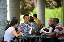 Group of students outside