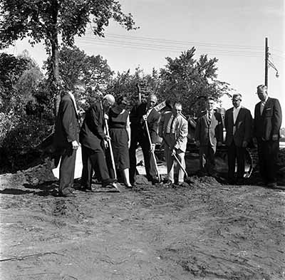 Halenbeck Hall groundbreaking