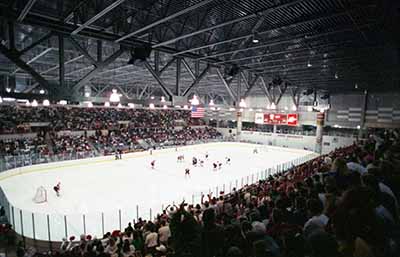 Hockey game at the NHC, 1991