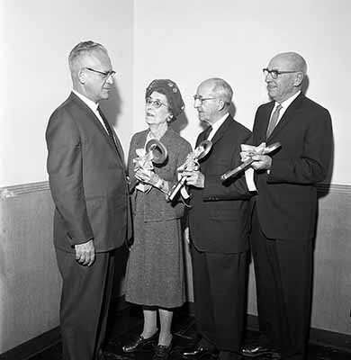 Building dedication ceremony