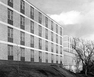 Shoemaker Hall's 1960 addition