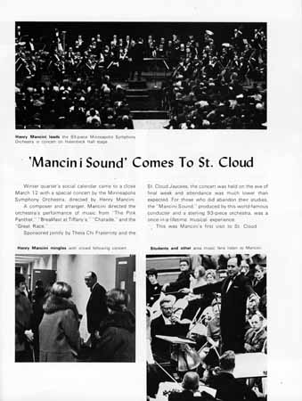 Newspaper article about Henry Mancini