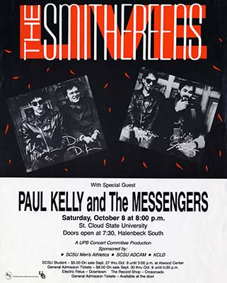 The Smithereens concert poster