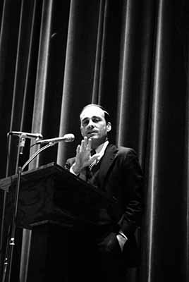 Vincent Bugliosi in Stewart Hall Audtiorium