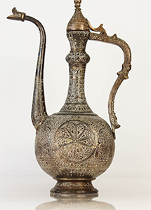 Mughal Brass Ewer, India, 18th century