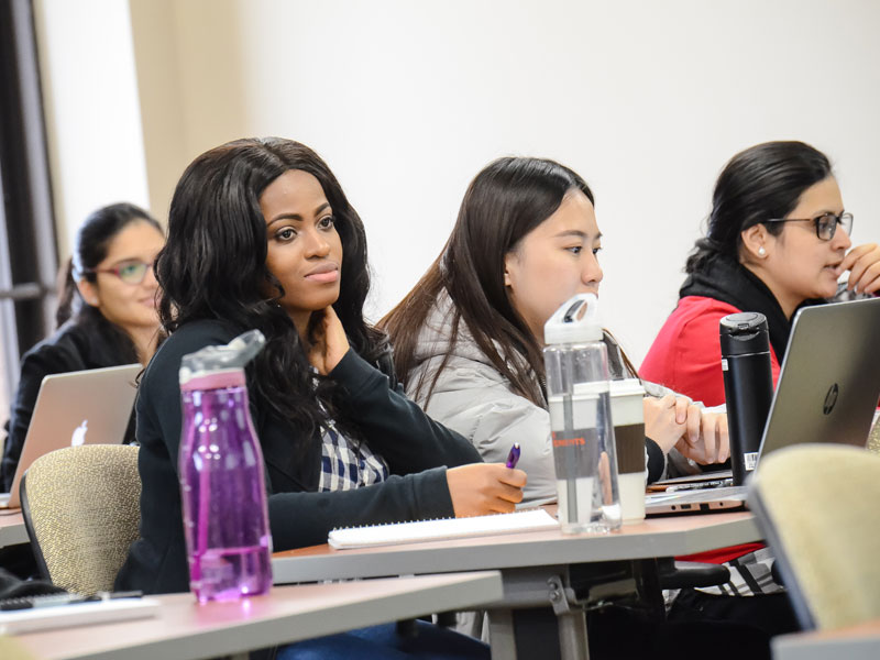 students listening to a lecture