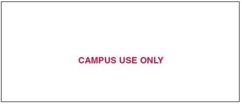 campus use only