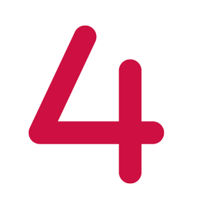Red number four