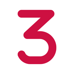 Red number three