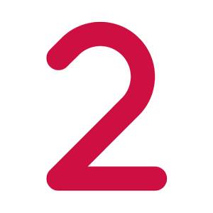 Red number two
