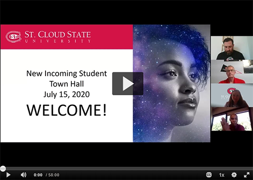 Video still from Town Hall Presentation - July 15, 2020