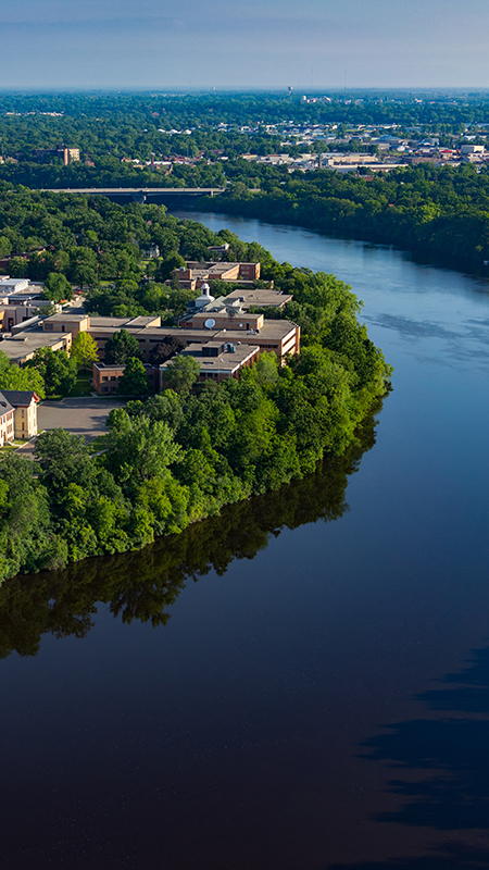 Mississippi River bank