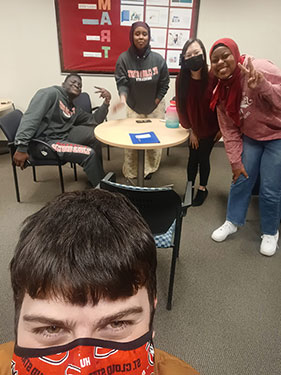 students from Project Connect - in the classroom 2