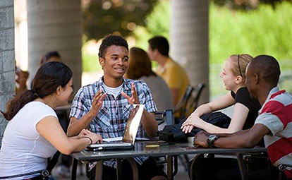 Students outside